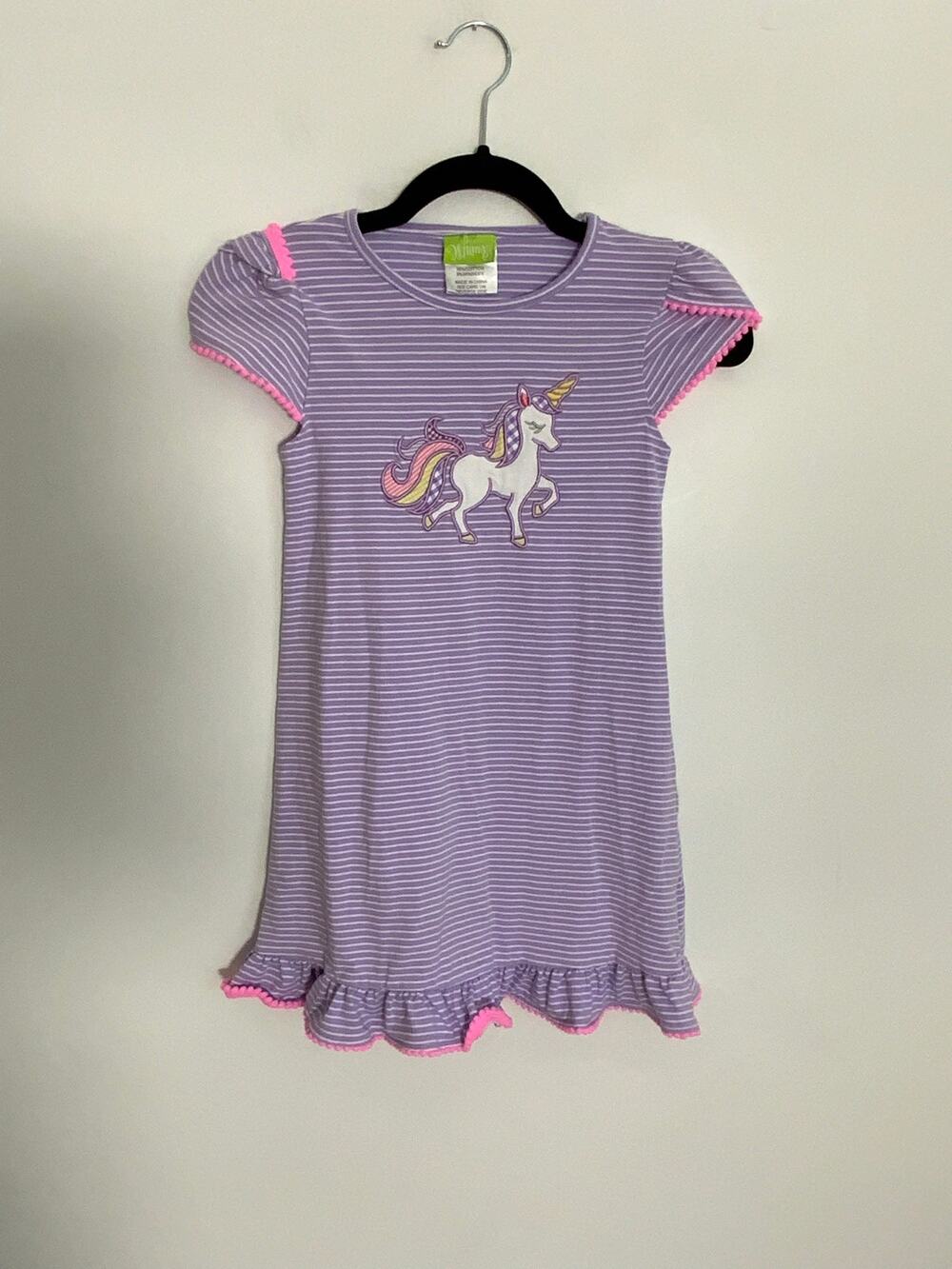 Classic Whimsy Striped Unicorn dress size 8-10